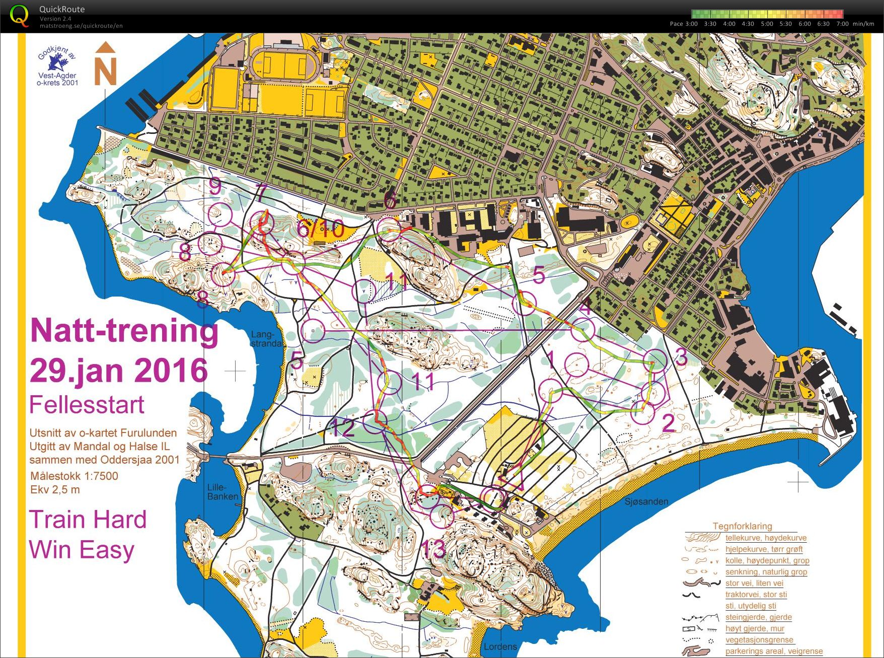 Nattfellesstart Furulunden sløyfe 2 (29.01.2016)