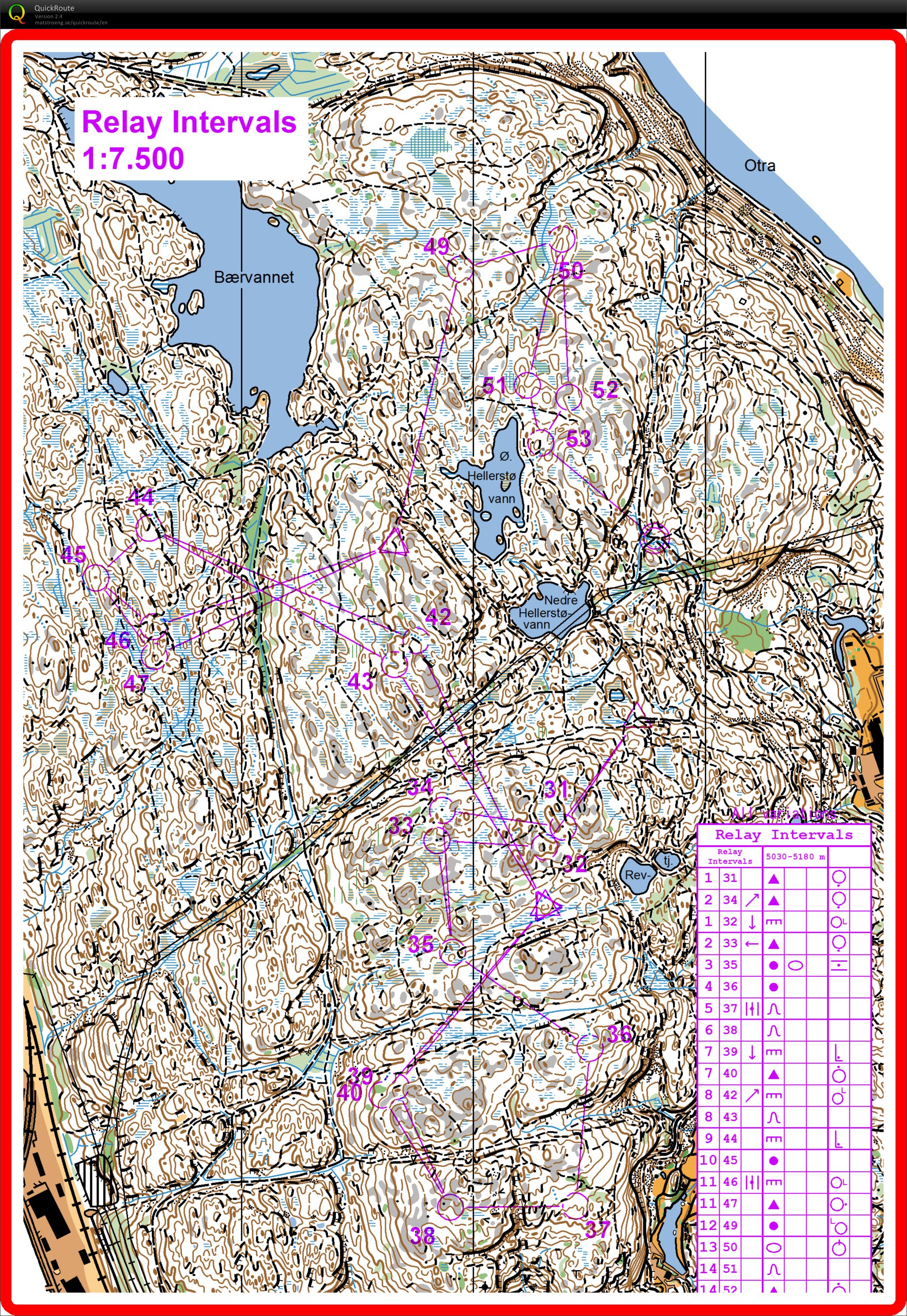 Stafettintervaller Bymarka (late-run) (17.04.2016)